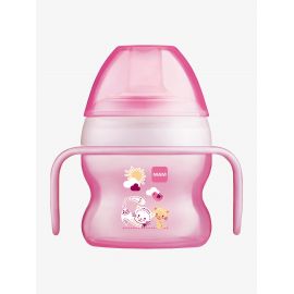 MAM Biberon easy start anti-colique 320 ml rose - Tétine débit 3  (différents modèles) - MAM